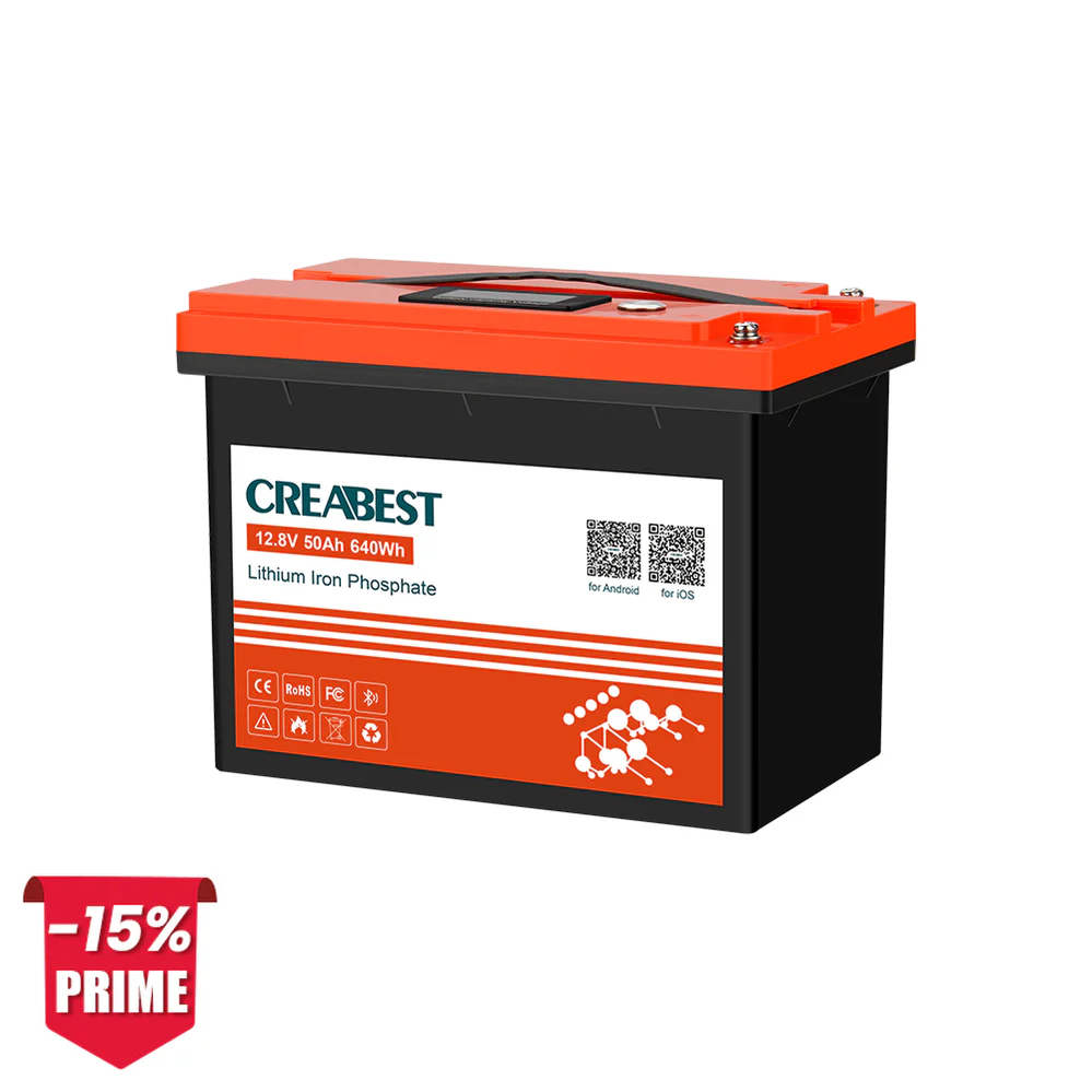 Creabest - Batterie LiFePO4 (12V - 50Ah)