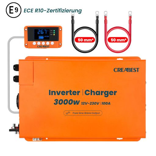 Creabest - Convertisseur/Chargeur 12V - 220V